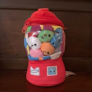 Fiesta Gumball Machine Plush Removable Gum Balls 7”